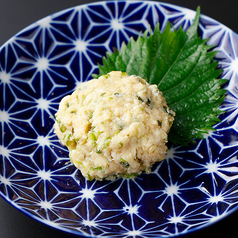 鶏の青唐なめろう