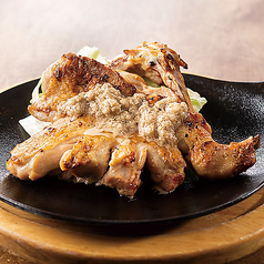 清流若どり デカッ！ もも一本焼き　～特製 玉葱塩ダレ～