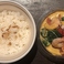 海老とブロッコリーのココナッツミルクカレーライス(辛さレベル１)