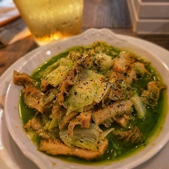 ハチノスとギアラ アキレス腱 豚足 ちりめんキャベツの煮込み