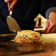 当店では【広島お好み焼き】を提供いたします◎