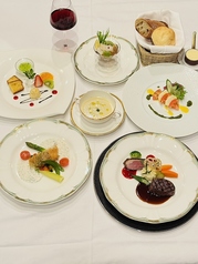 瀬戸内風仏蘭西料理 レストラン門田のコース写真