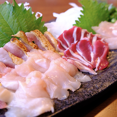 赤鶏の刺し盛り(二人前~)