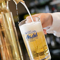 ●生ビール アサヒスーパードライ樽生 グラス