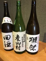 こんな日本酒取り揃えています