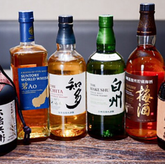 お料理に合うお酒も豊富に準備しております！
