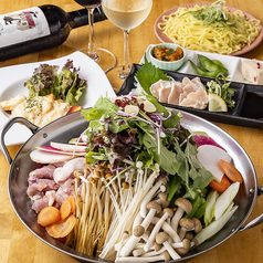 野菜とお鍋と揚げもんと とまり木432゛のコース写真