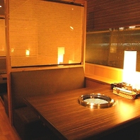 個室感覚の和空間