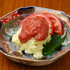 酒盗クリームチーズマッシュポテト