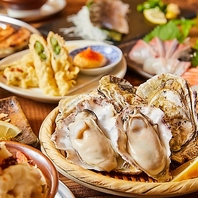 旬の牡蠣、海鮮、和牛で贅沢な味わいの饗宴