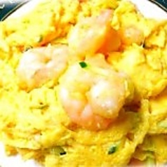 海老と玉子の塩味炒め