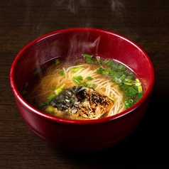 一休〆の鶏ぶしさばソーメン