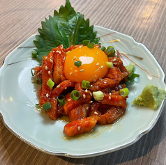 和牛炙りユッケ