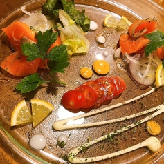 サーモンのカルパッチョ