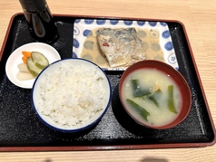 サバのぬか炊き朝定食