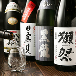 魚にあう日本酒や季節のお酒も豊富!!よんぱちのこだわりを是非ご賞味下さい♪