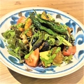 料理メニュー写真 加賀野菜と有機野菜サラダ