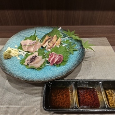 鳥刺し盛り合わせ