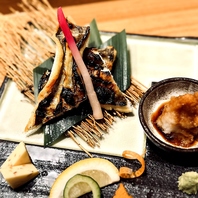 夜は蕎麦前を楽しむ