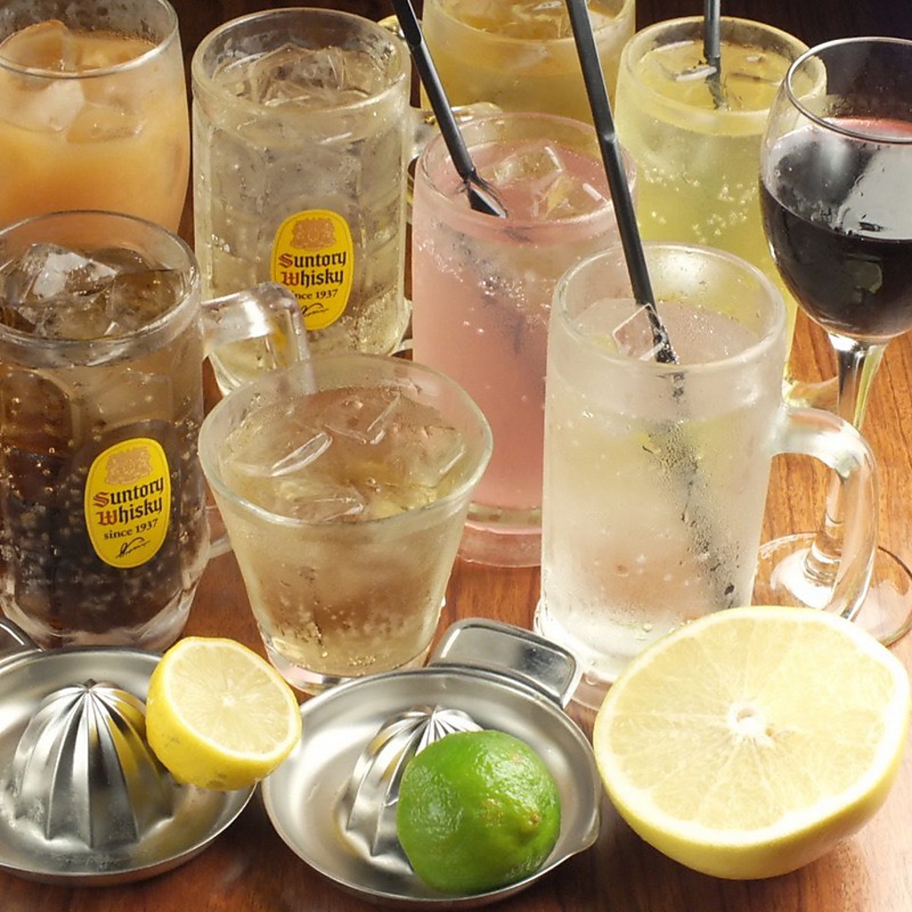 新登場！【90分飲み放題1380円～】！！お仕事帰りのちょっと1杯や、2次会でのご利用にもオススメ♪