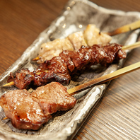 ボリューム満点の串焼き