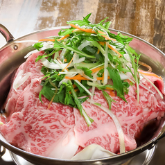 【最高級の肉を気軽に♪黒毛和牛サーロイン鍋】