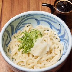 〈生醤油うどん〉おろし生醤油/選べる一品(温・冷)【並】