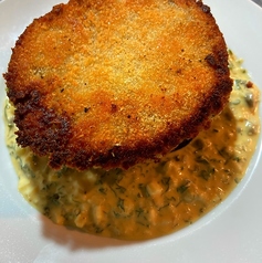 豚頭と豚足のパン粉焼 タルタルソース