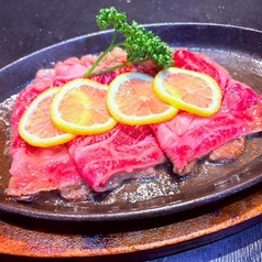特選和牛の薄切りレモンステーキ