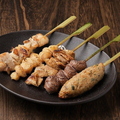 料理メニュー写真 厳選鶏串5本盛り(タレ・塩)　各1本