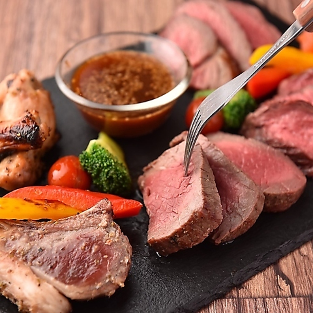 【日比谷駅／有楽町駅徒歩2分】本格シュラスコ食べ放題