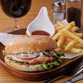 料理メニュー写真&nbsp;ハラールUSA和牛バーガー