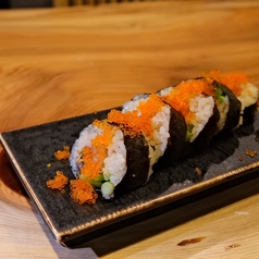 鯵の赤酢あて巻き~とびっこ乗せ~