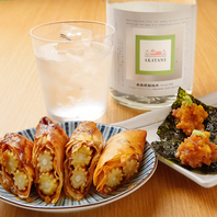 お酒にあうおつまみメニューも多数ご用意してます！