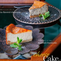 手作りのチーズケーキの写真