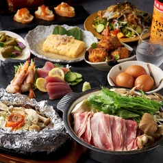 肉と魚と、たまご。個室居酒屋 殻YABURI 藤沢店のコース写真