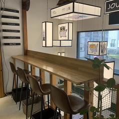 ２Fカウンター席