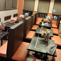 【浅草でもんじゃを堪能】カジュアルな雰囲気の広々空間