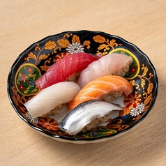 寿の足音盛り合わせ 5貫