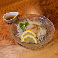 帆立のカルパッチョ~自家製レモンソース添え~