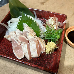 炙りささみの生姜醤油