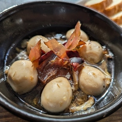 うずらの和ヒージョ　バゲット添え