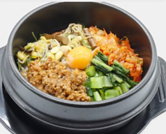 ピリ辛大豆ミートと野菜のビビンバ
