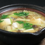 寒冷地方の魚料理（缶詰料理）鯖缶豆腐汁