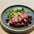 料理メニュー写真 米沢牛イチボのローストビーフ