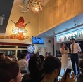 結婚式2次会など大歓迎♪モニター＆プロジェクターや音響も完備！2次会に心強いサービスも充実しております★