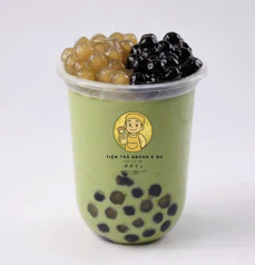 タイ風緑茶タピオカミルクティー