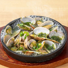 浅利とあおさの酒蒸し