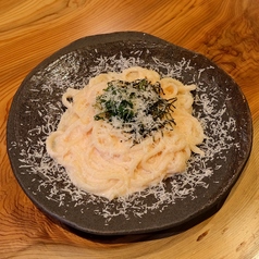 明太バタークリームうどん