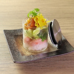 海鮮ミルフィーユサラダ寿司